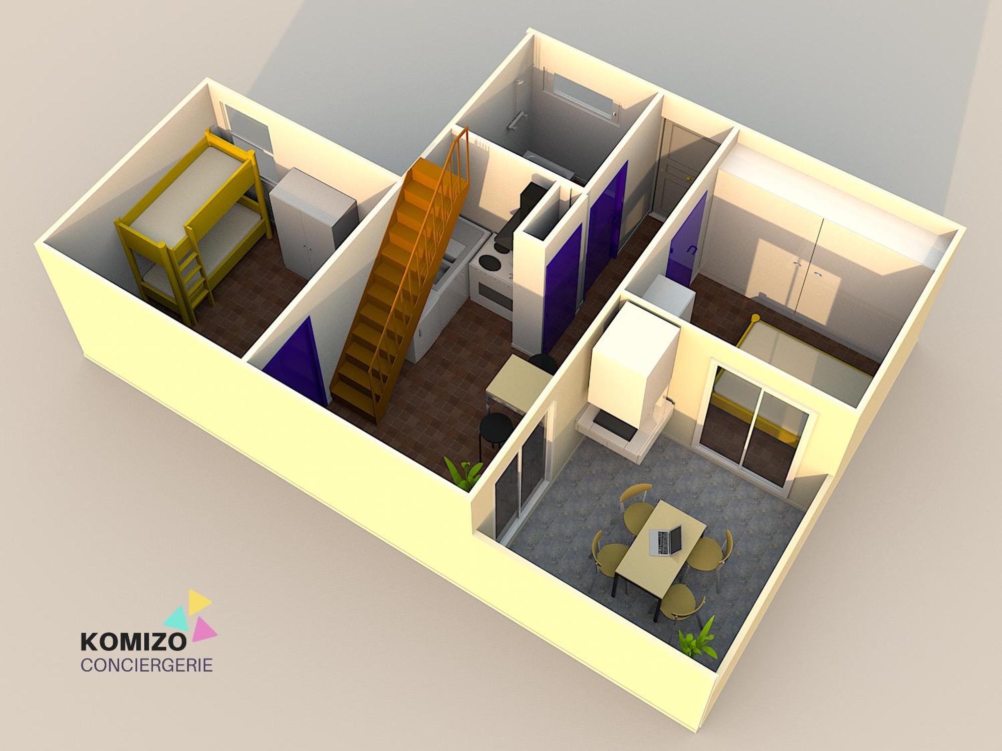 Apartment Duplex Face A La